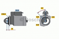 Стартер BOSCH 0 986 010 280