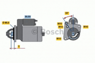 Стартер BOSCH 0 986 016 570