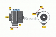 Генератор BOSCH 0 986 030 530
