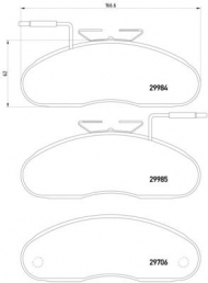 Комплект тормозных колодок HELLA PAGID 8DB 355 005-331