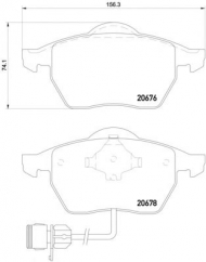 Комплект тормозных колодок HELLA PAGID 8DB 355 007-461