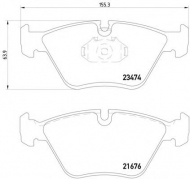 Комплект тормозных колодок HELLA PAGID 8DB 355 009-651
