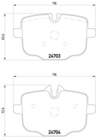 Комплект тормозных колодок HELLA PAGID 8DB 355 014-361