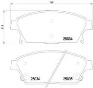 Комплект тормозных колодок HELLA PAGID 8DB 355 015-241