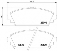 Комплект тормозных колодок HELLA PAGID 8DB 355 017-261