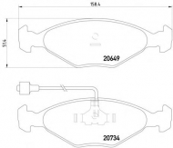 Комплект тормозных колодок HELLA PAGID 8DB 355 017-411