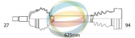 Вал ODM-MULTIPARTS 18-343010