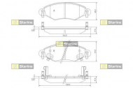 Комплект тормозных колодок STARLINE BD S380