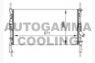 Теплообменник AUTOGAMMA 104642