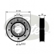Ременный шкив GATES TVD1029