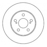 Тормозной диск BENDIX 561822B
