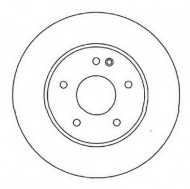 Тормозной диск BENDIX 562013B