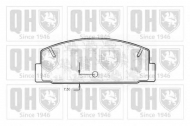 Комплект тормозных колодок QUINTON HAZELL BP841