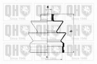 Комплект пыльника QUINTON HAZELL QJB365