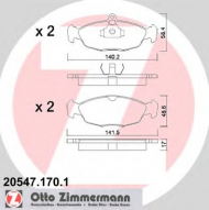 Комплект тормозных колодок ZIMMERMANN 20547.170.1