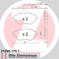 Комплект тормозных колодок ZIMMERMANN 21295.170.1