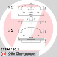Комплект тормозных колодок ZIMMERMANN 21394.180.1
