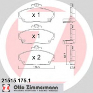 Комплект тормозных колодок ZIMMERMANN 21515.175.1