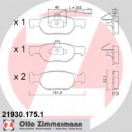 Комплект тормозных колодок ZIMMERMANN 21930.175.1