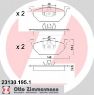 Комплект тормозных колодок ZIMMERMANN 23130.195.1