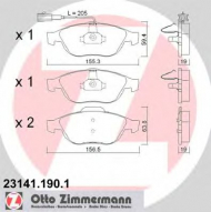 Комплект тормозных колодок ZIMMERMANN 23141.190.1