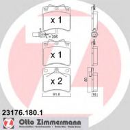 Комплект тормозных колодок ZIMMERMANN 23176.180.1