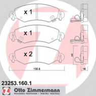 Комплект тормозных колодок ZIMMERMANN 23253.160.1