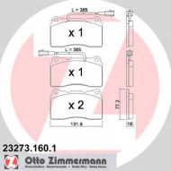Комплект тормозных колодок ZIMMERMANN 23273.160.1