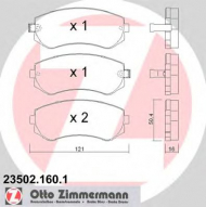 Комплект тормозных колодок ZIMMERMANN 23502.160.1