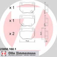 Комплект тормозных колодок ZIMMERMANN 23850.160.1
