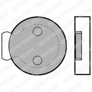 Комплект тормозных колодок DELPHI LP422