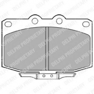 Комплект тормозных колодок DELPHI LP621