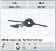 Переключатель MAGNETI MARELLI 000041557010