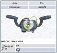 Переключатель MAGNETI MARELLI 000050070010