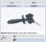 Переключатель MAGNETI MARELLI 000050122010