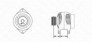 Генератор MAGNETI MARELLI 943346201010