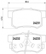 Комплект тормозных колодок HELLA 8DB 355 012-061