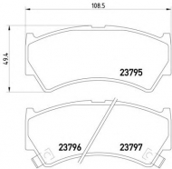 Комплект тормозных колодок HELLA 8DB 355 017-031