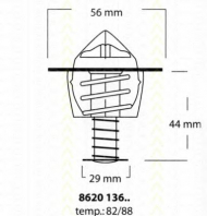 Термостат TRISCAN 8620 13688