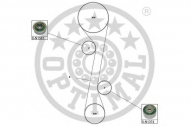 Ременный комплект OPTIMAL SK-1656