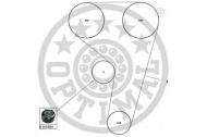 Ременный комплект OPTIMAL SK-1659