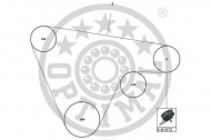Ременный комплект OPTIMAL SK-1664
