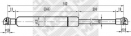 Газовая пружина MAPCO 91809