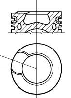 Поршень AE A350947 STD