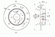 Тормозной диск ICER 78BD0412