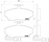 Комплект тормозных колодок PAGID T0372