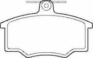 Комплект тормозных колодок QH Benelux BP153
