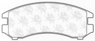 Комплект тормозных колодок QH Benelux BP432