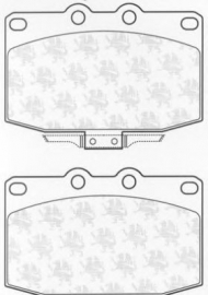 Комплект тормозных колодок QH Benelux BP674
