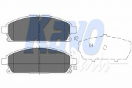 Комплект тормозных колодок KAVO PARTS KBP-6516